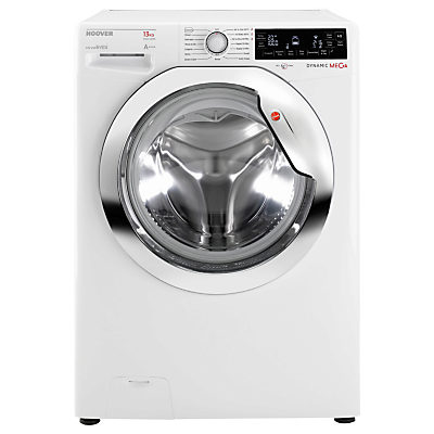 Hoover Dynamic Next with One Touch DMP 413AIW3 Freestanding Washing Machine, 13kg Load, A+++ Energy Rating, 1400rpm Spin, White